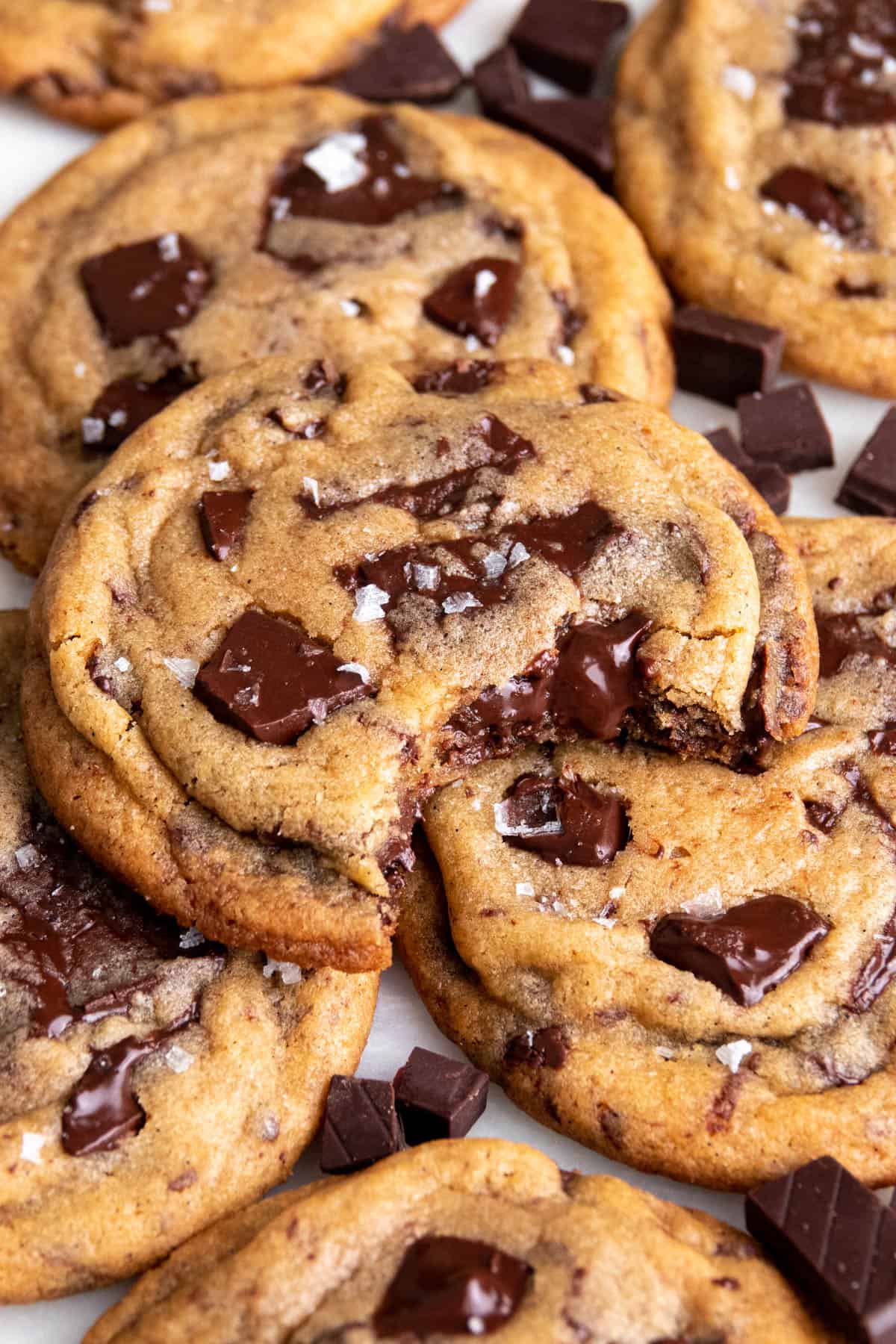 Brown butter chocolate chip cookies