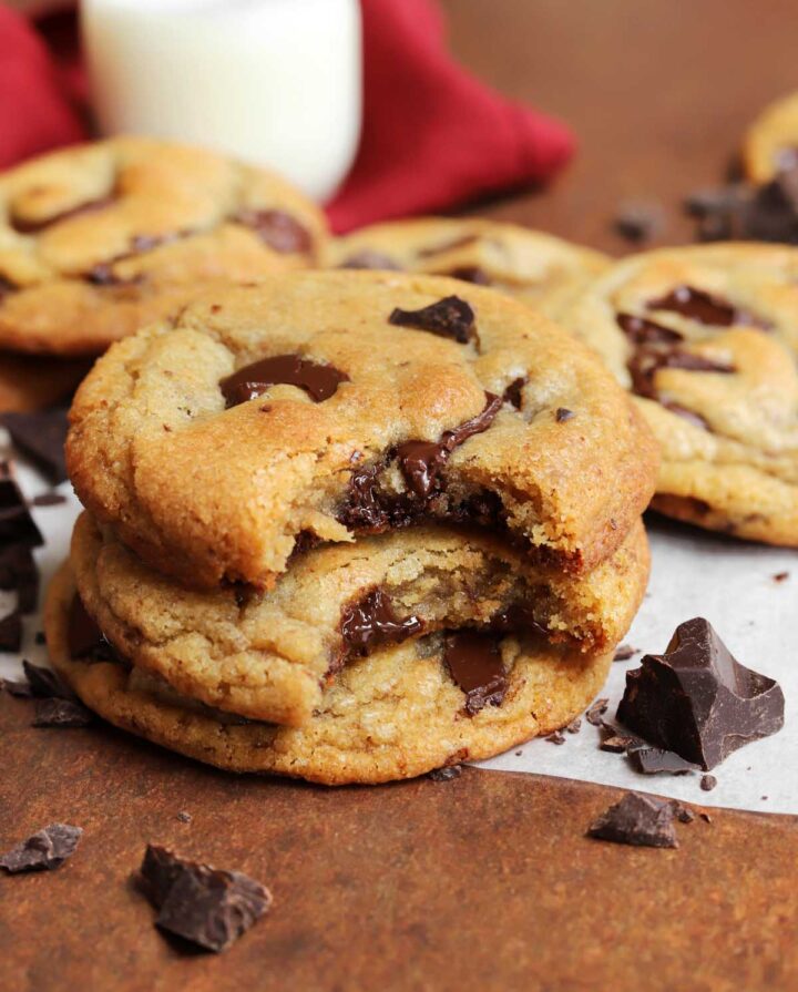 Brown butter chocolate chip cookies