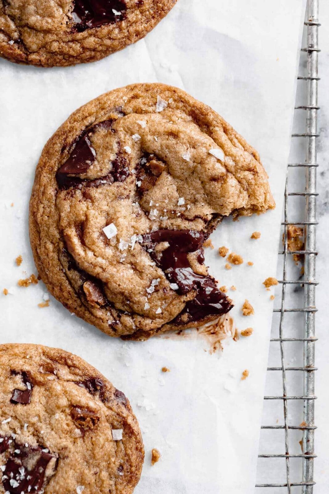 Brown butter chocolate chip cookies